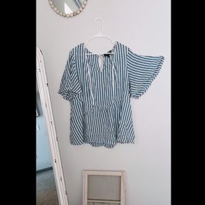 Lane Bryant striped blouse (18/20)